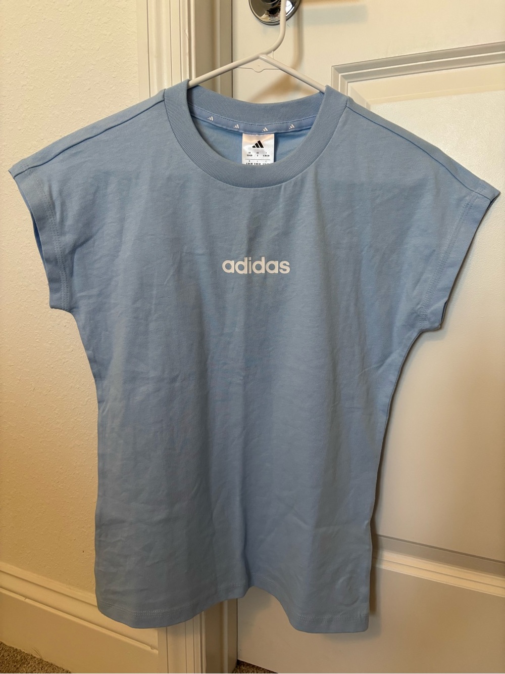 Adidas Women's Blue Short Sleeve Tee, NWT, Small